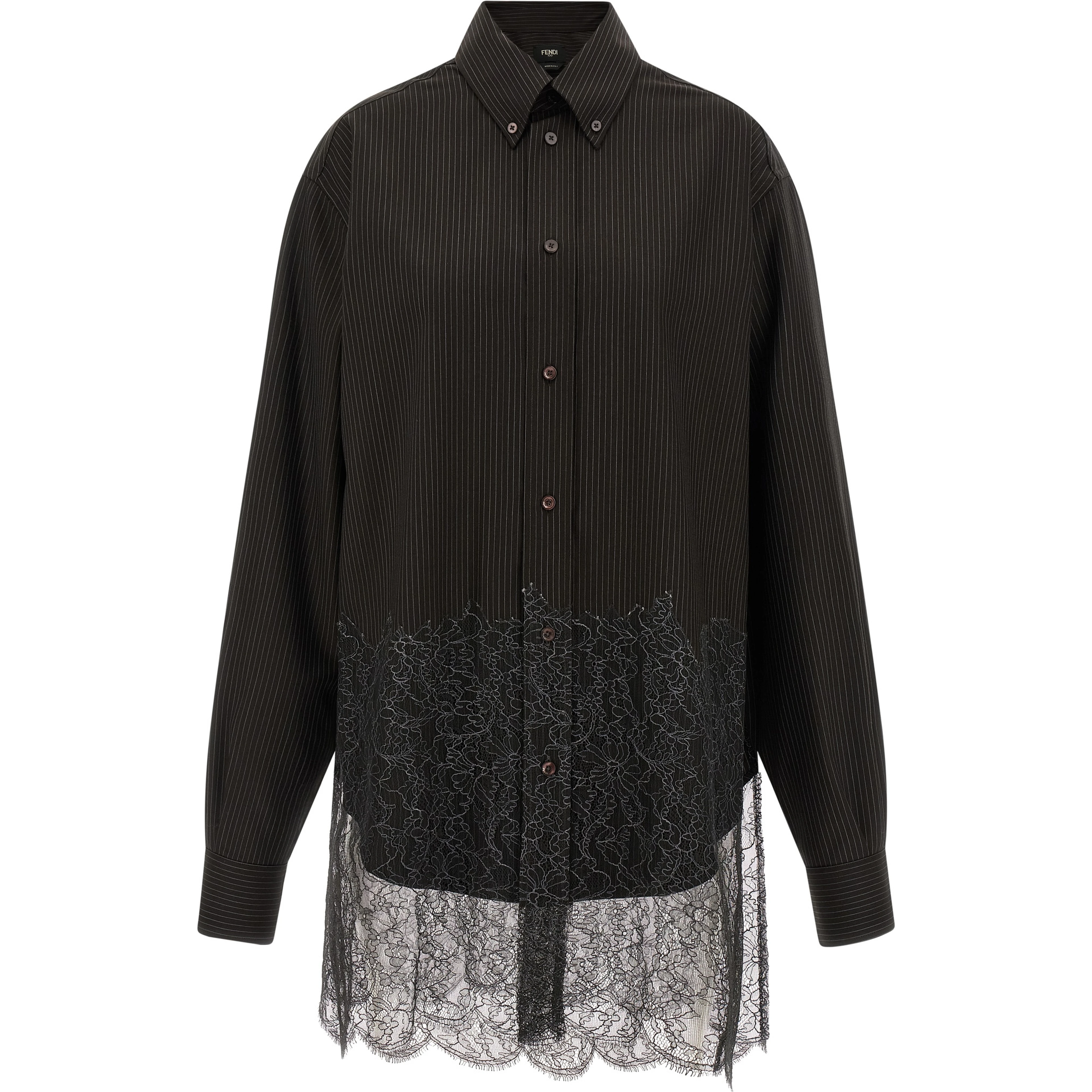 Brown Virgin Wool Blouse