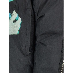 Black Polyester Shell Jacket