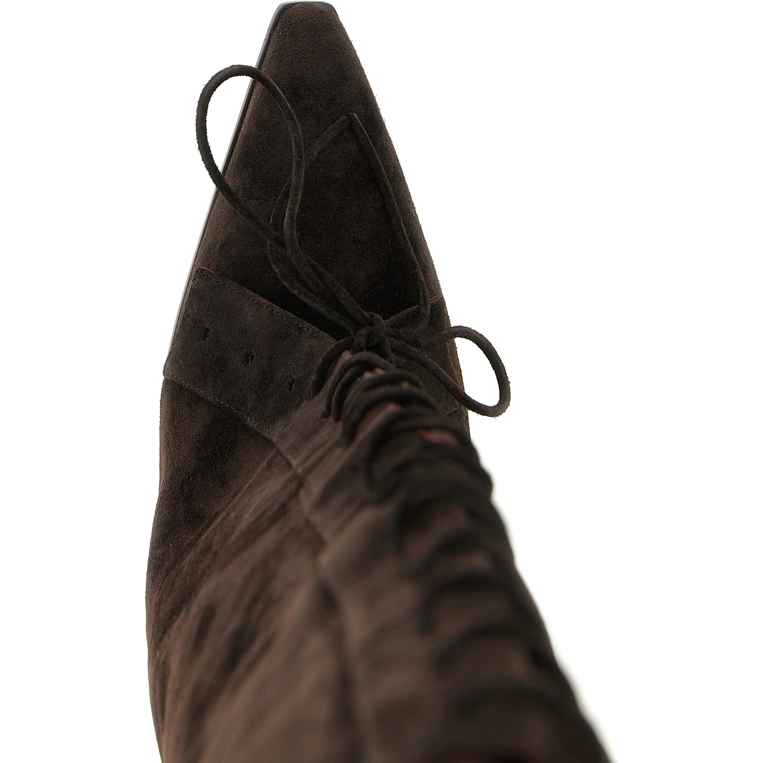 Brown Calfskin Over The Knee