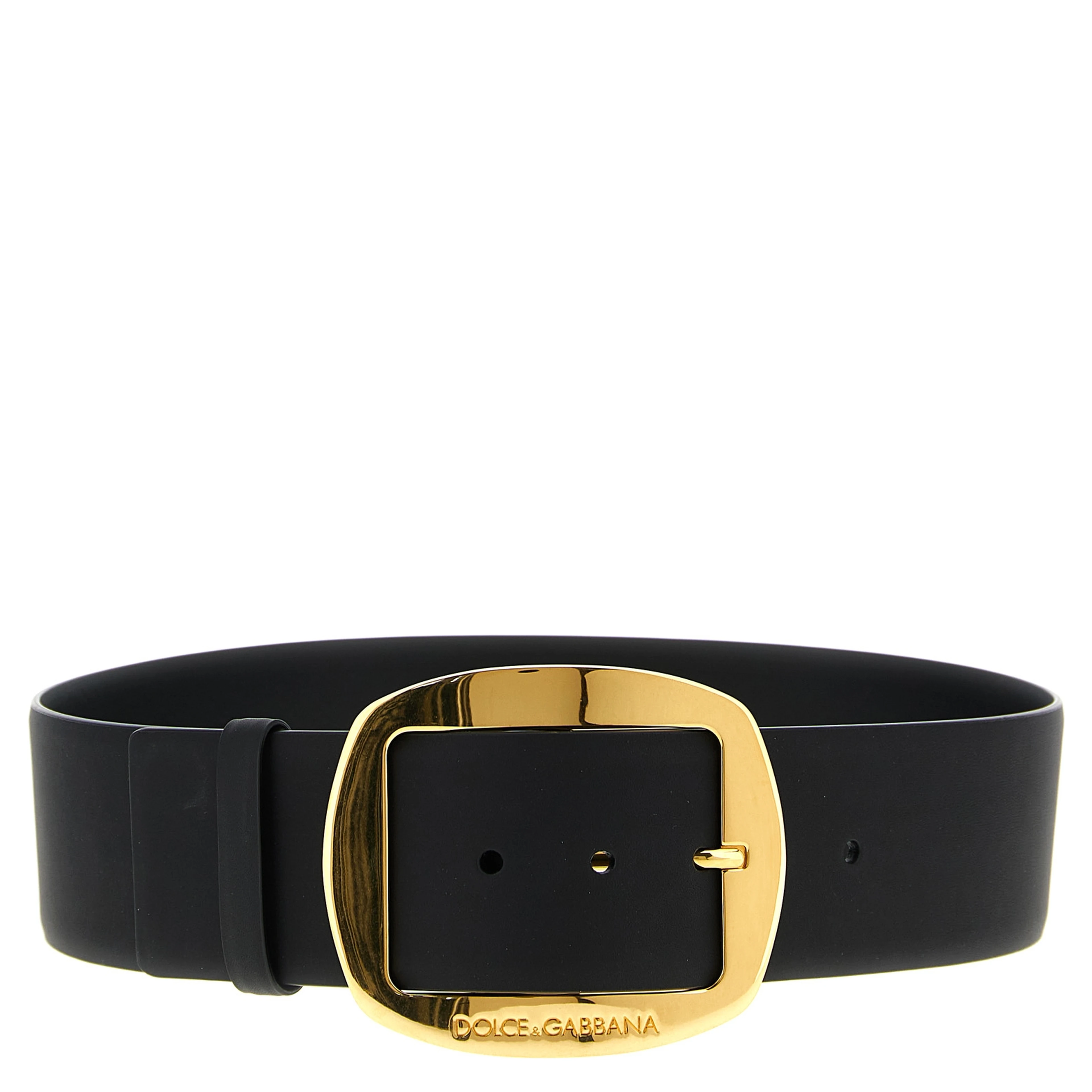 Black Calfskin Regular Belt