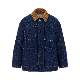 Blue Cotton Denim Jacket