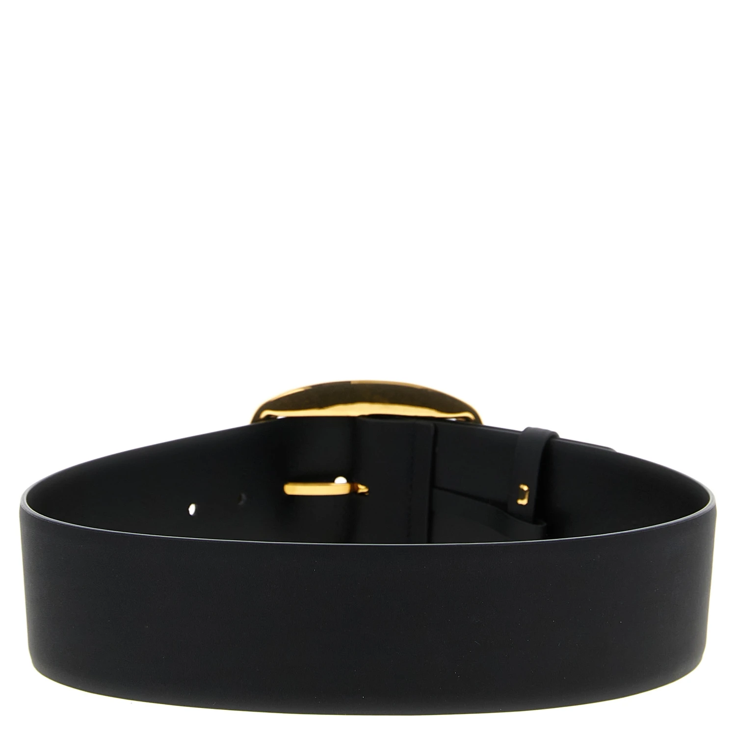 Black Calfskin Regular Belt
