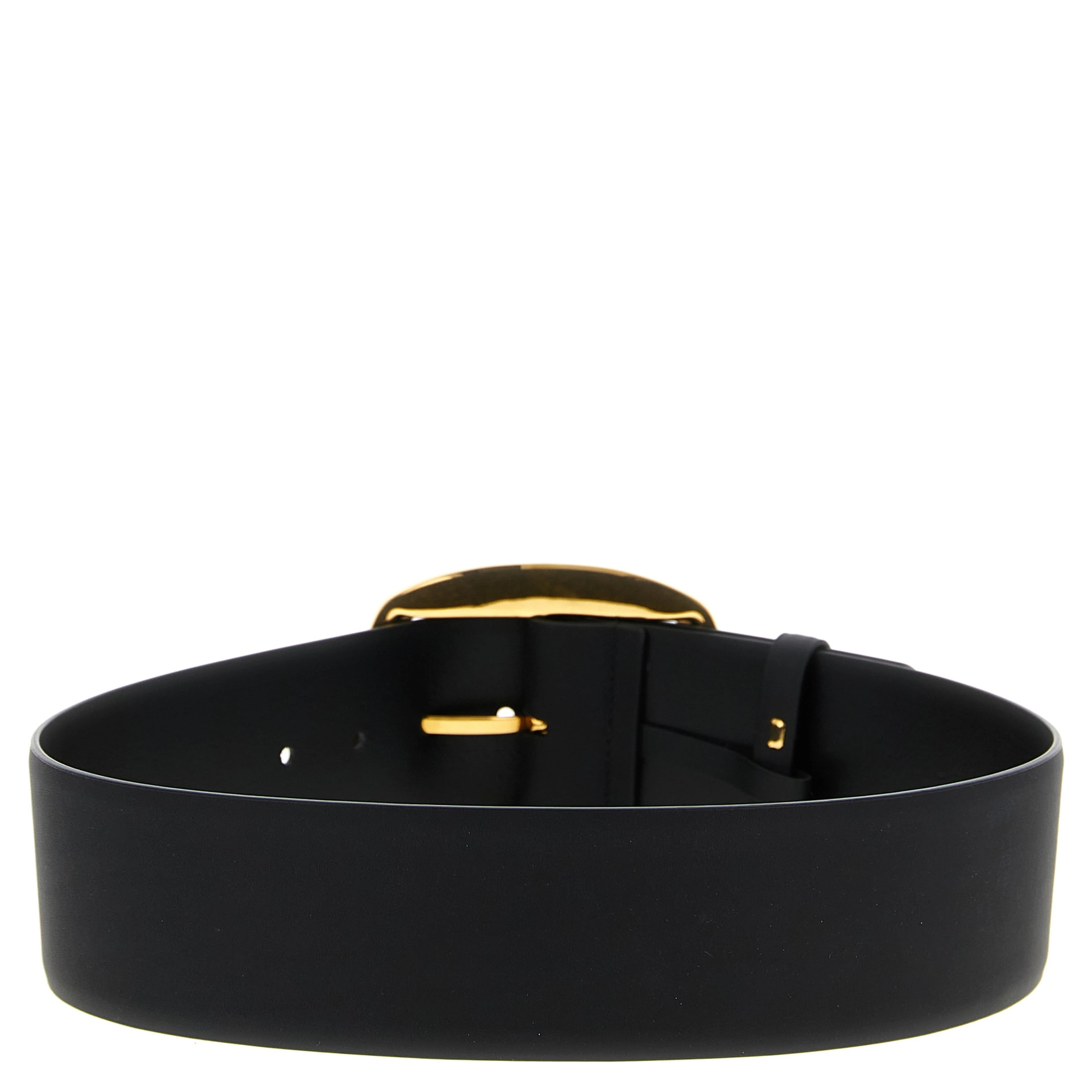 Black Calfskin Regular Belt