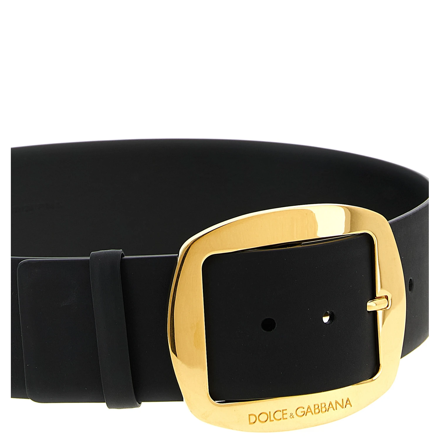 Black Calfskin Regular Belt