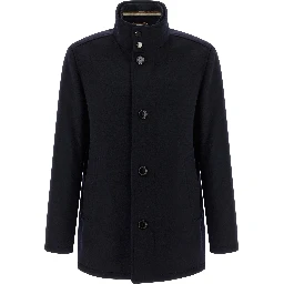 Blue Wool Coat