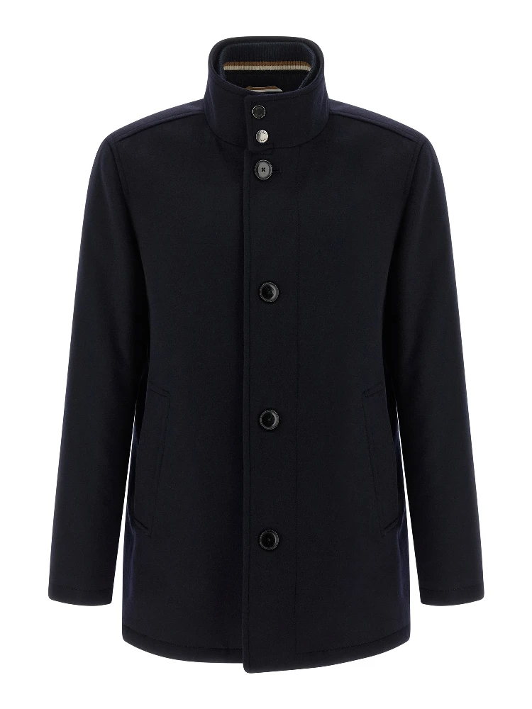 Blue Wool Coat