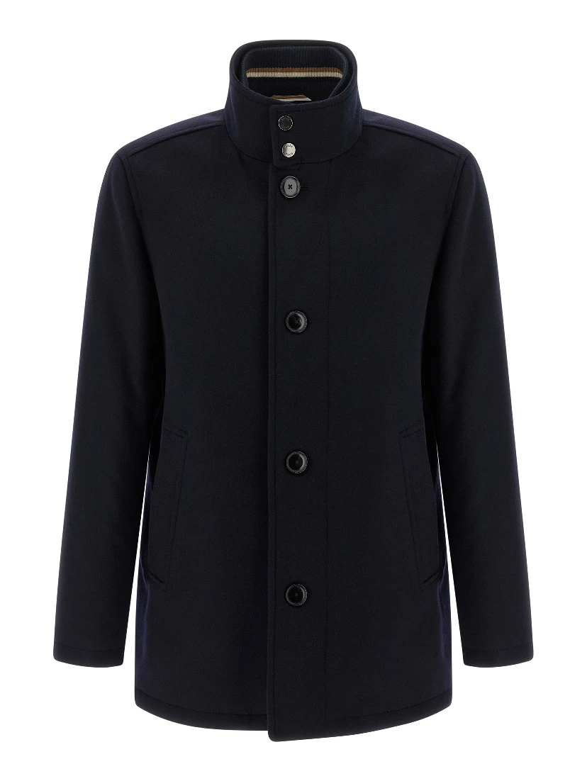 Blue Wool Coat