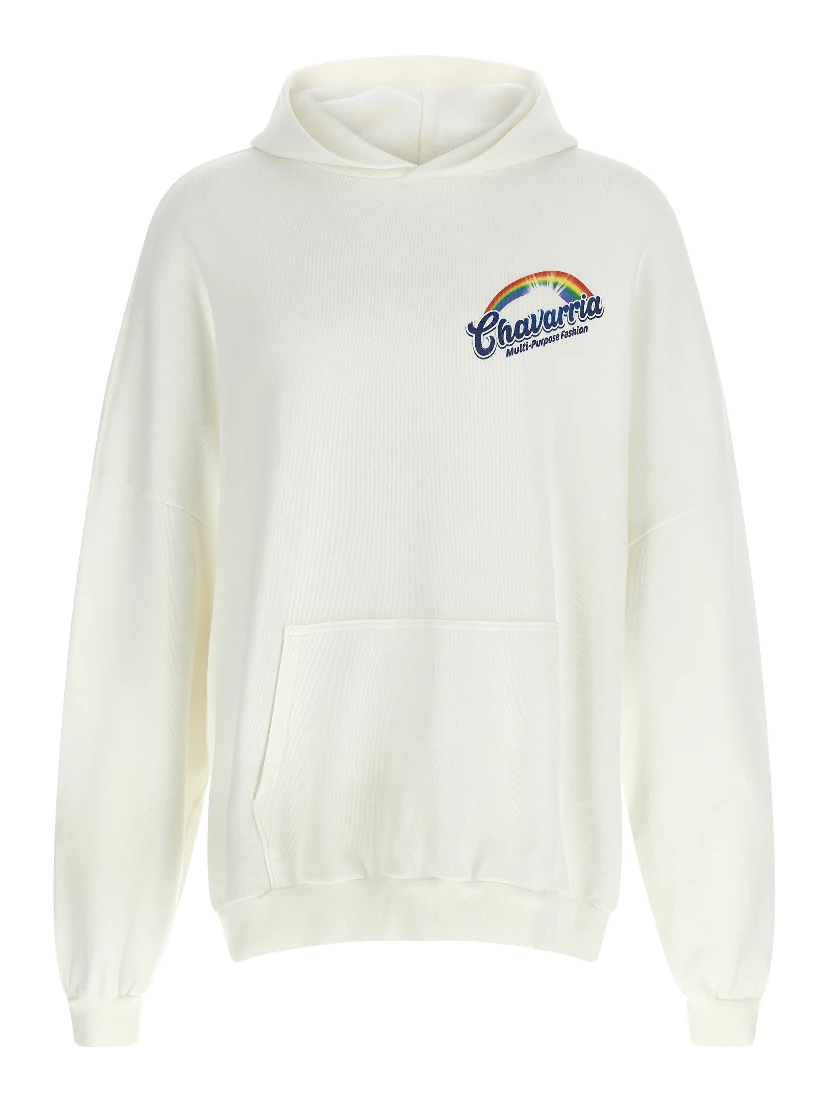 White Cotton Sweatshirt