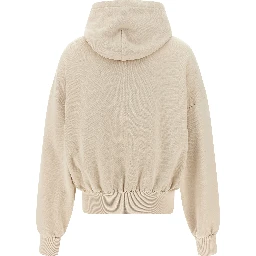 Beige Cotton Sweatshirt