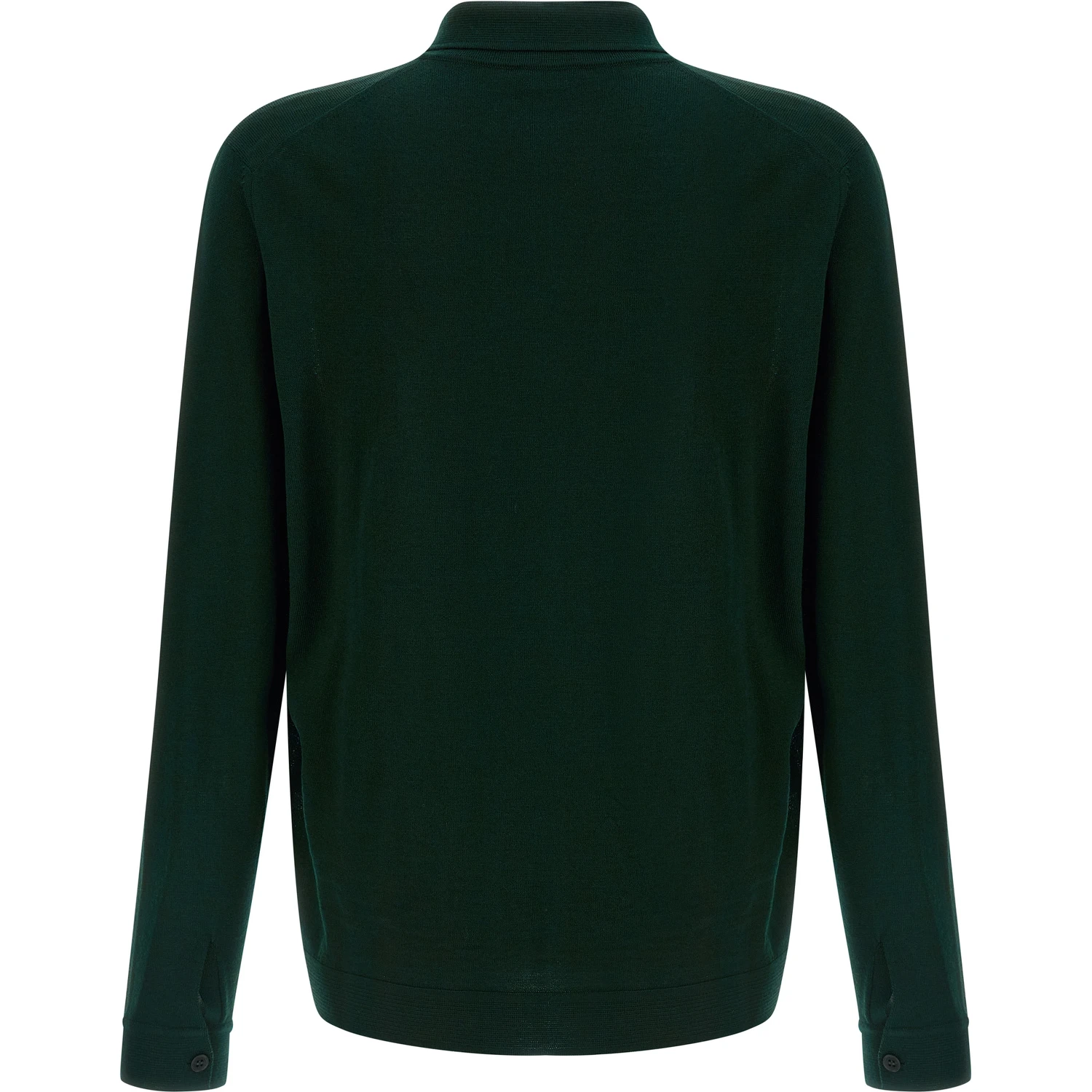 Bicolor Merino Wool Cardigan