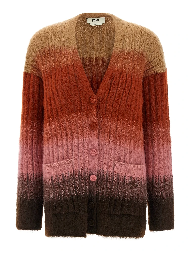 Multicolor Wool Cardigan