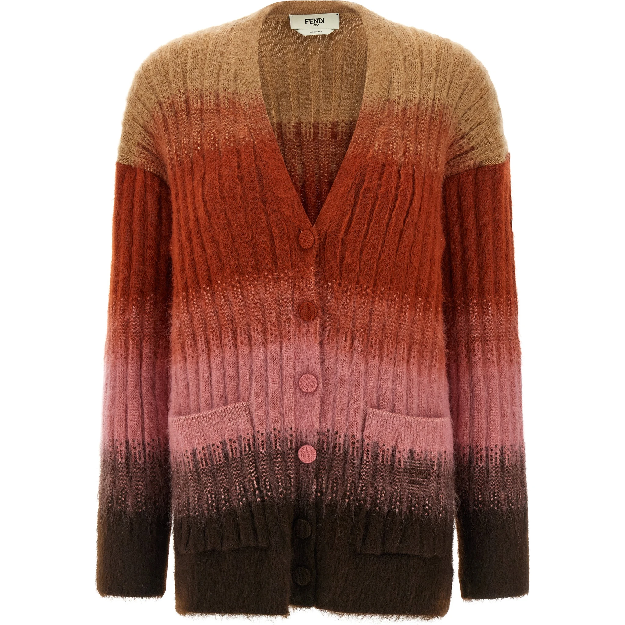 Multicolor Wool Cardigan