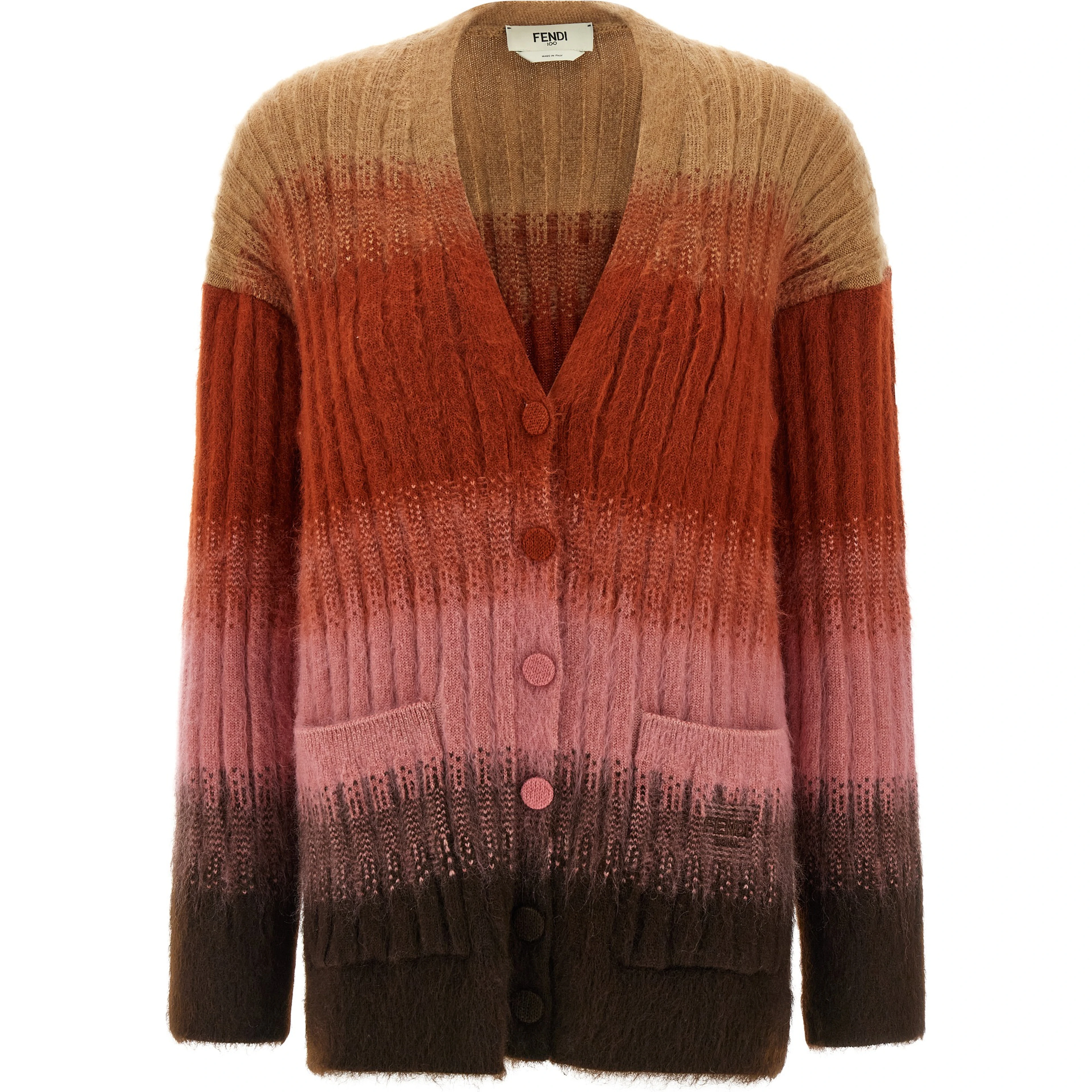 Multicolor Wool Cardigan