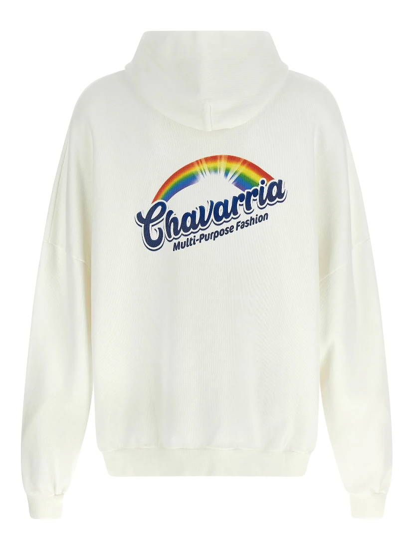 White Cotton Sweatshirt