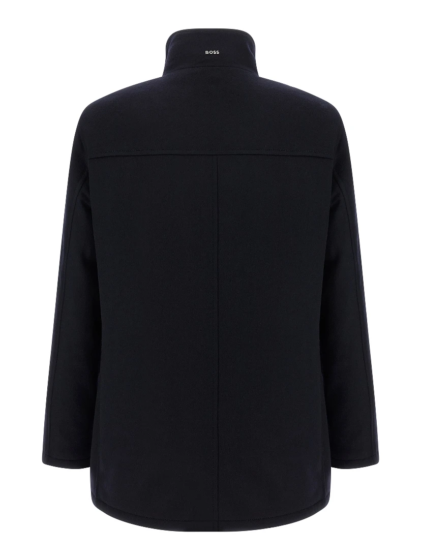 Blue Wool Coat