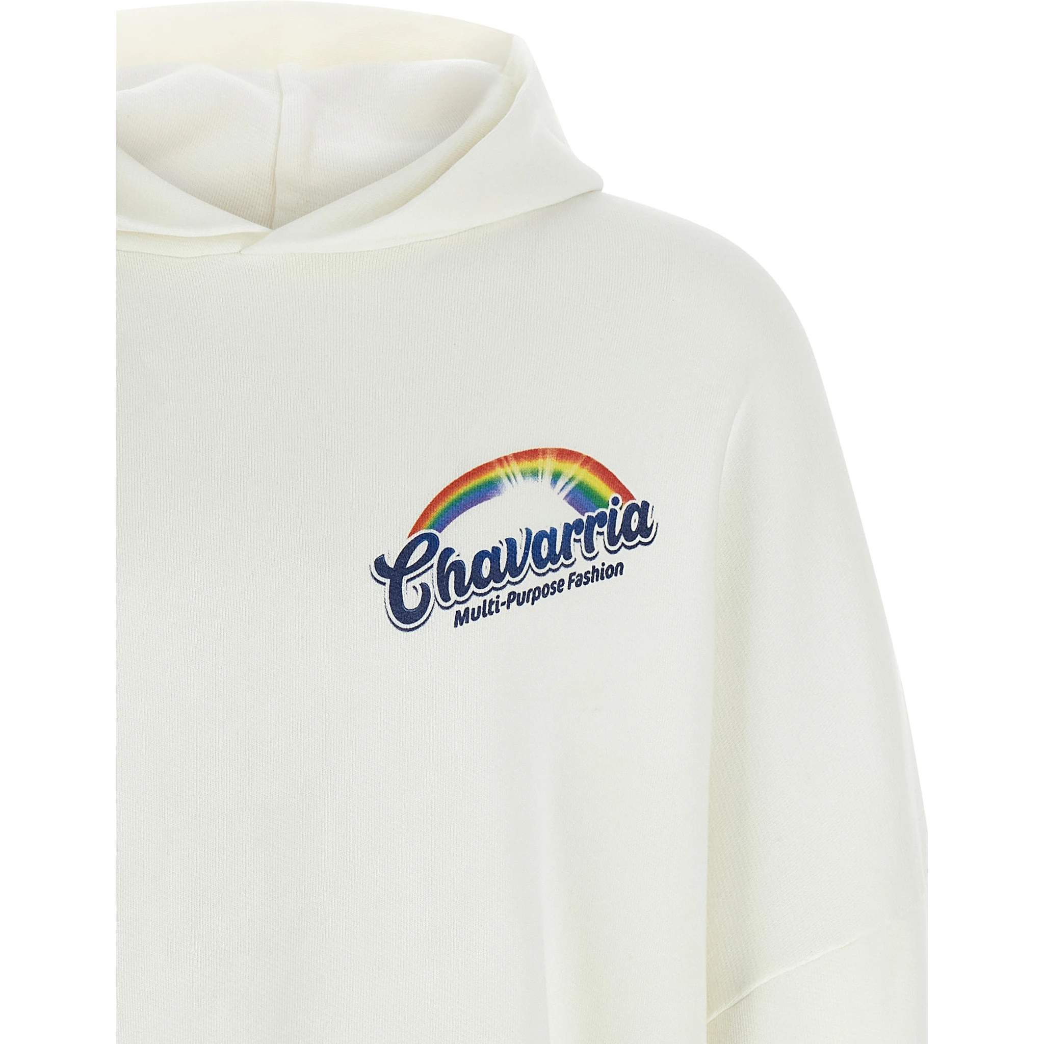White Cotton Sweatshirt