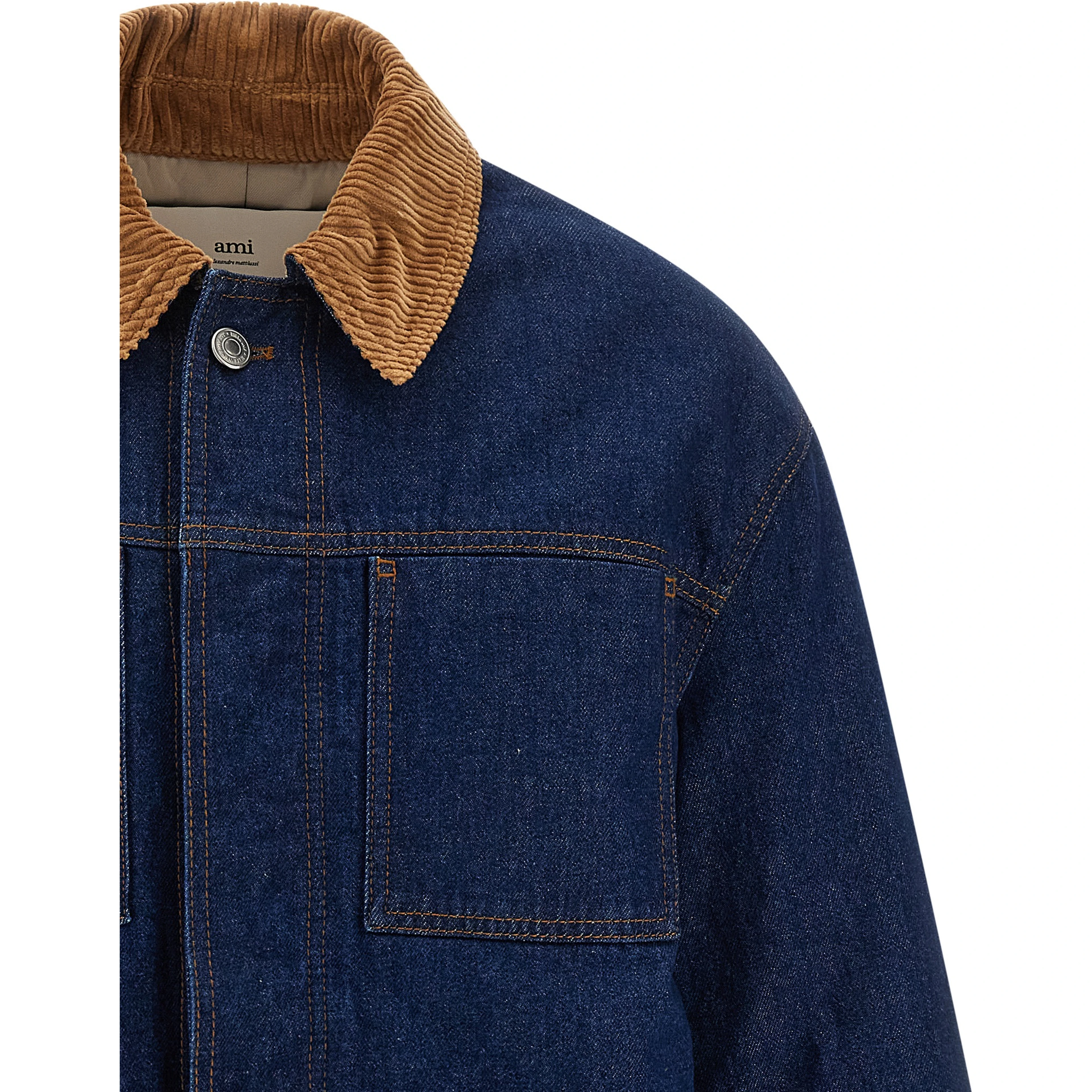 Blue Cotton Denim Jacket