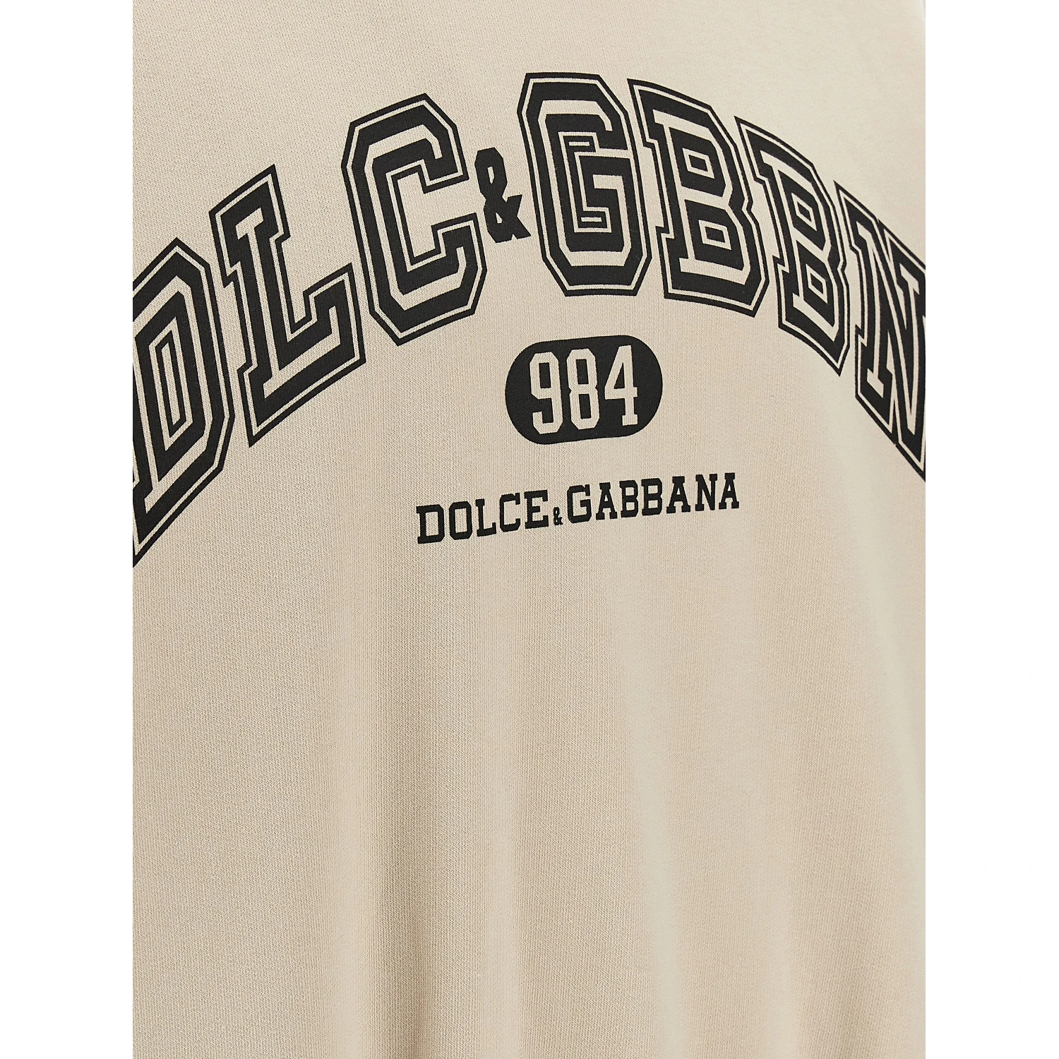 Beige Cotton Sweatshirt