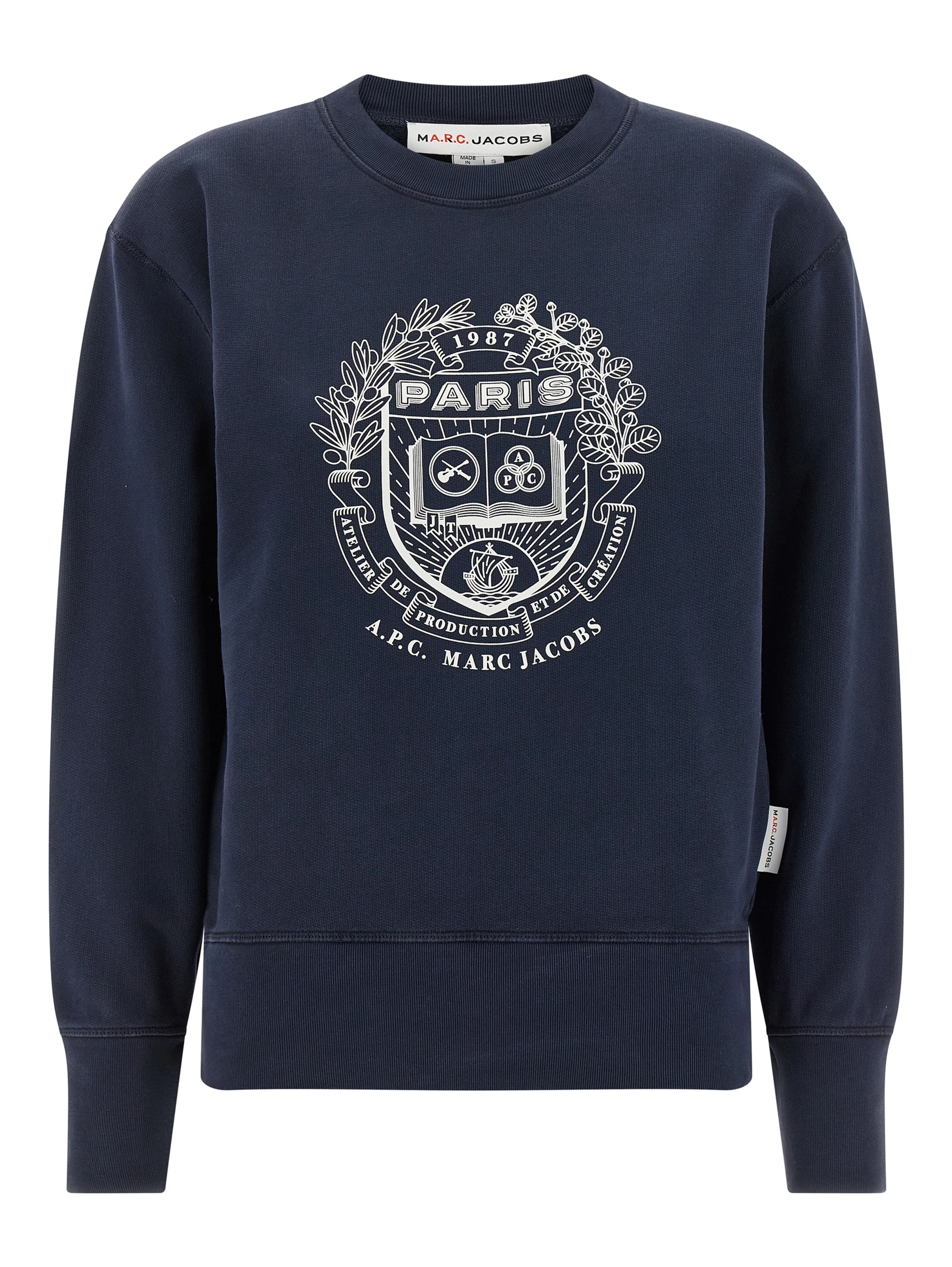 Blue Cotton Sweatshirt
