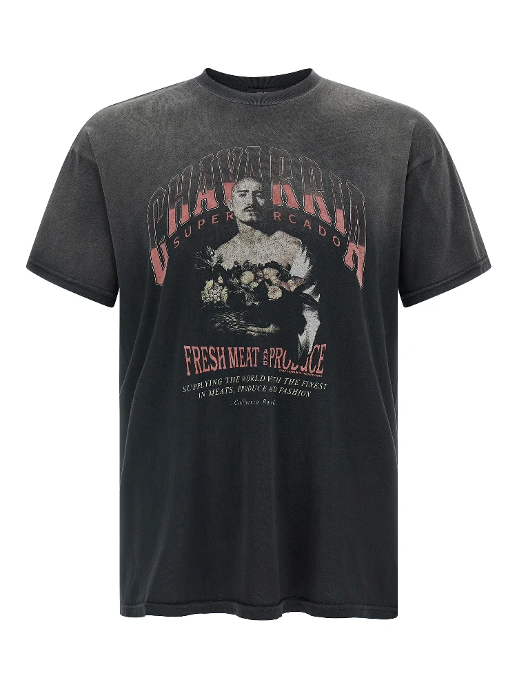 Black Cotton T-Shirt