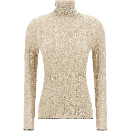 Gold Viscose Cardigan