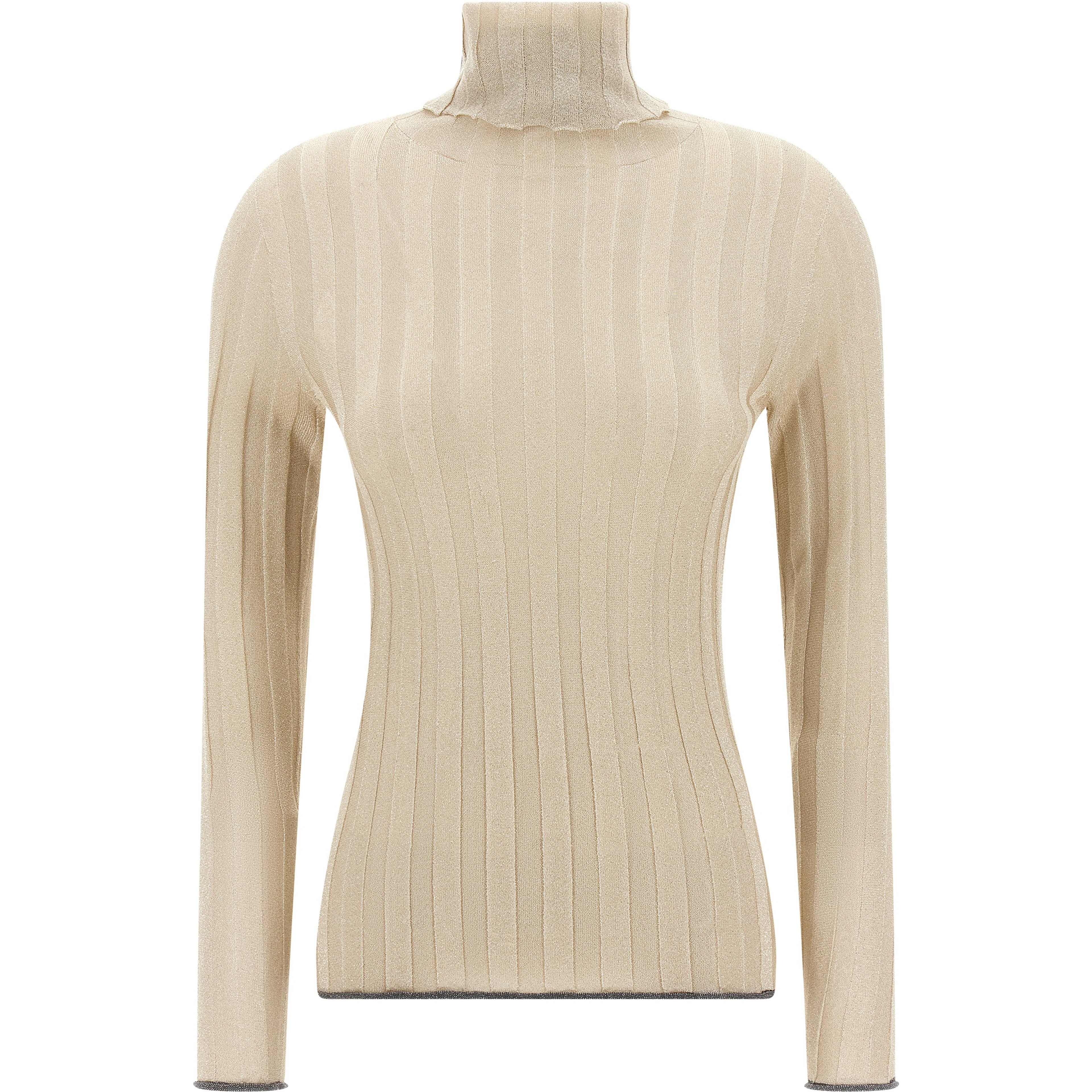 Gold Viscose Cardigan