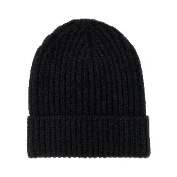 Black Wool Beanie