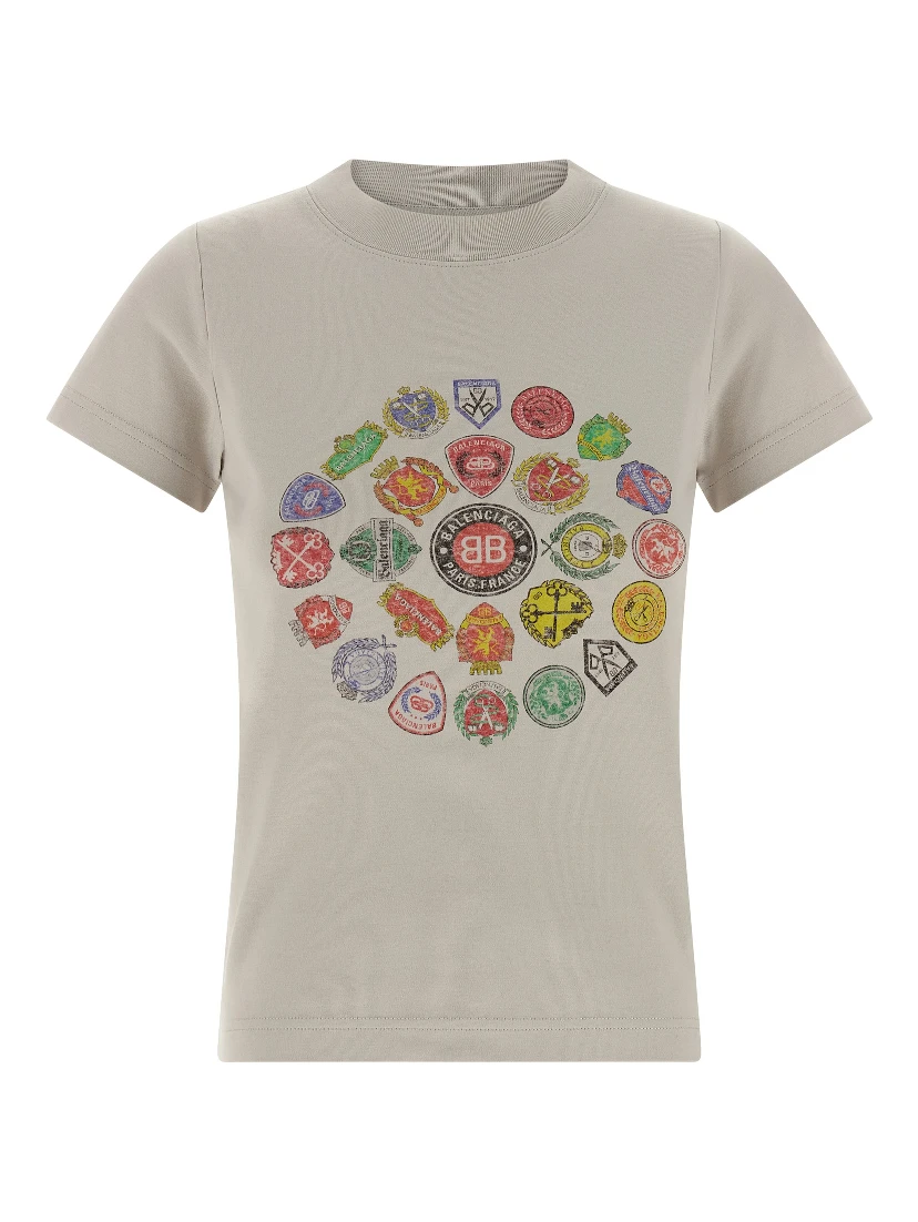 Gray Cotton T-Shirt