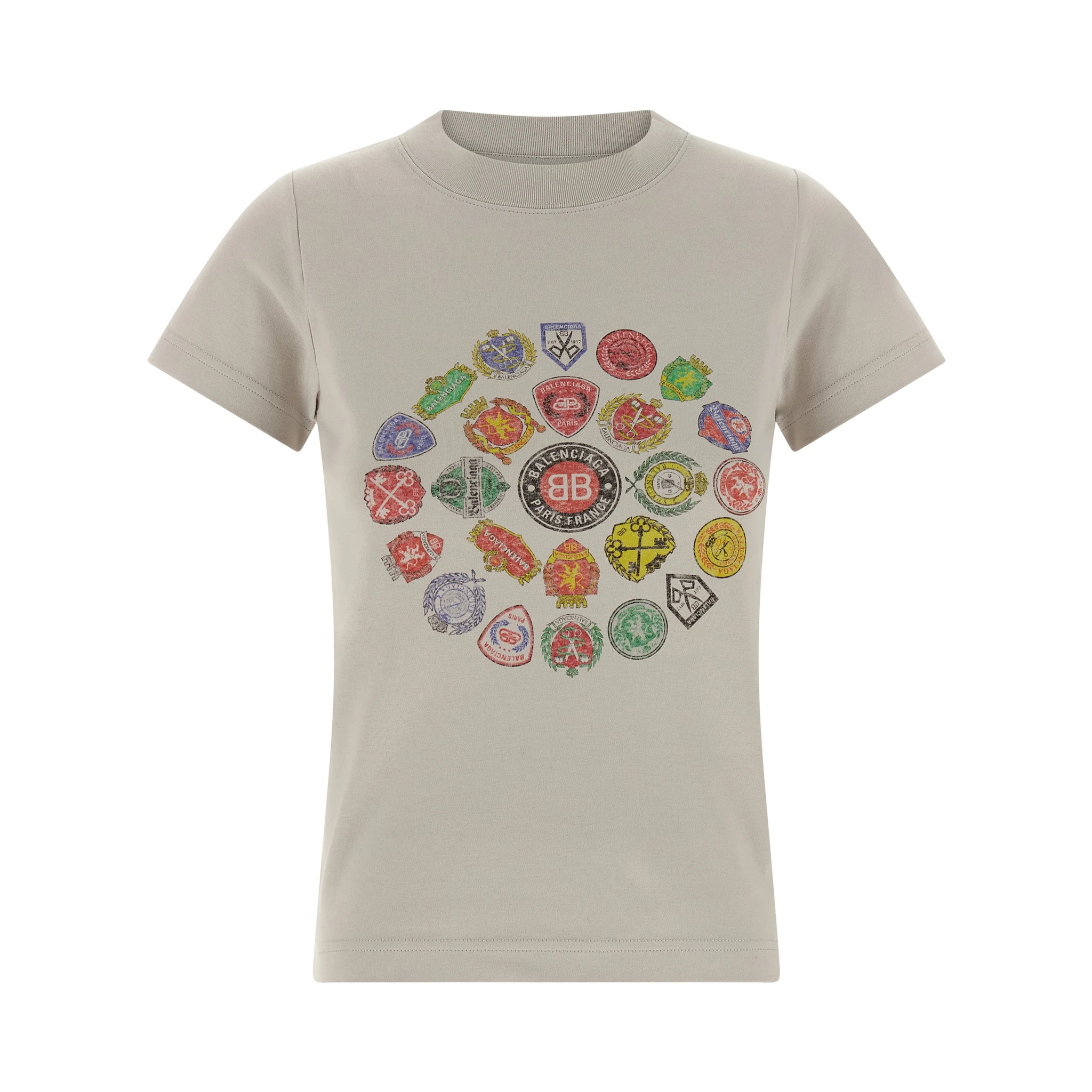Gray Cotton T-Shirt