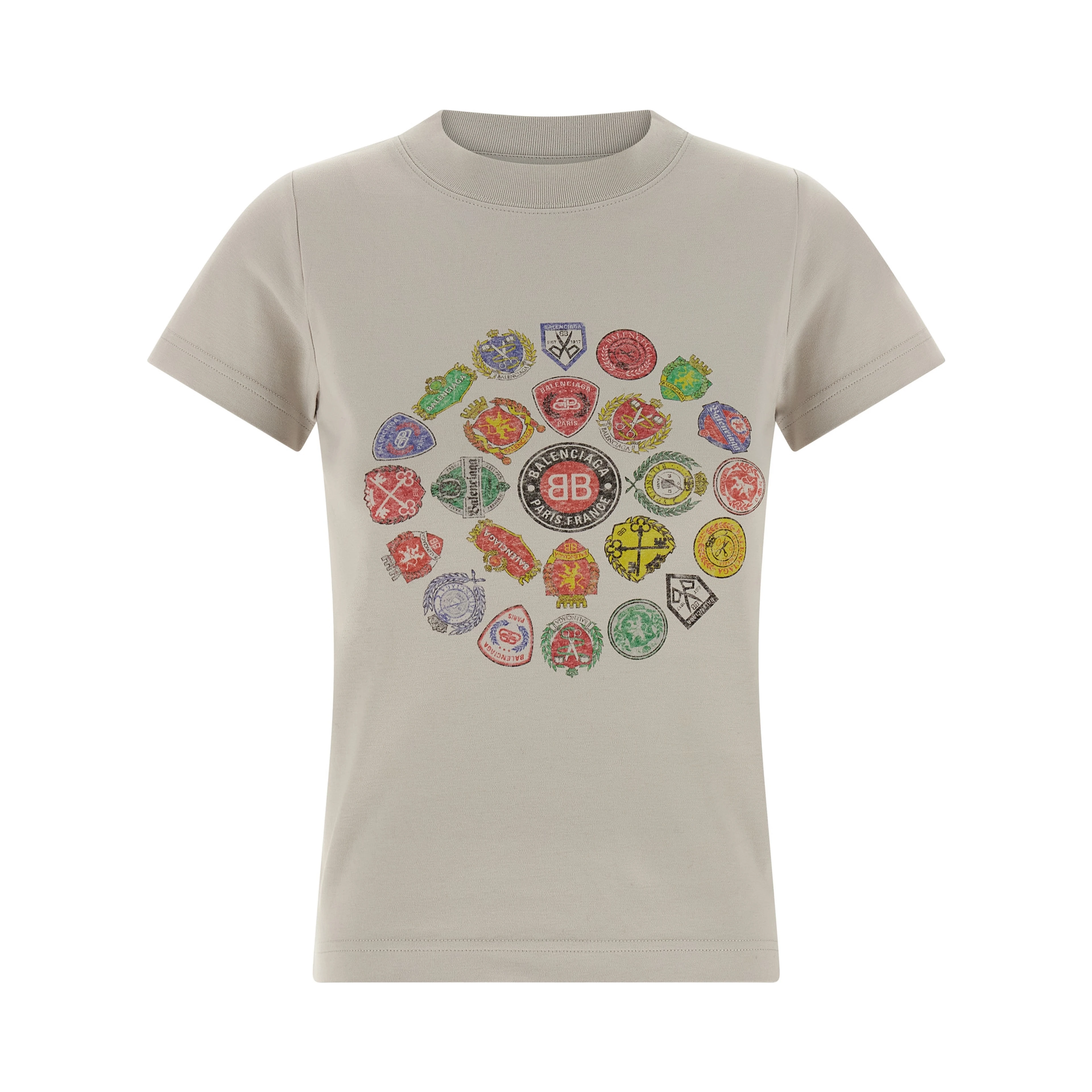 Gray Cotton T-Shirt