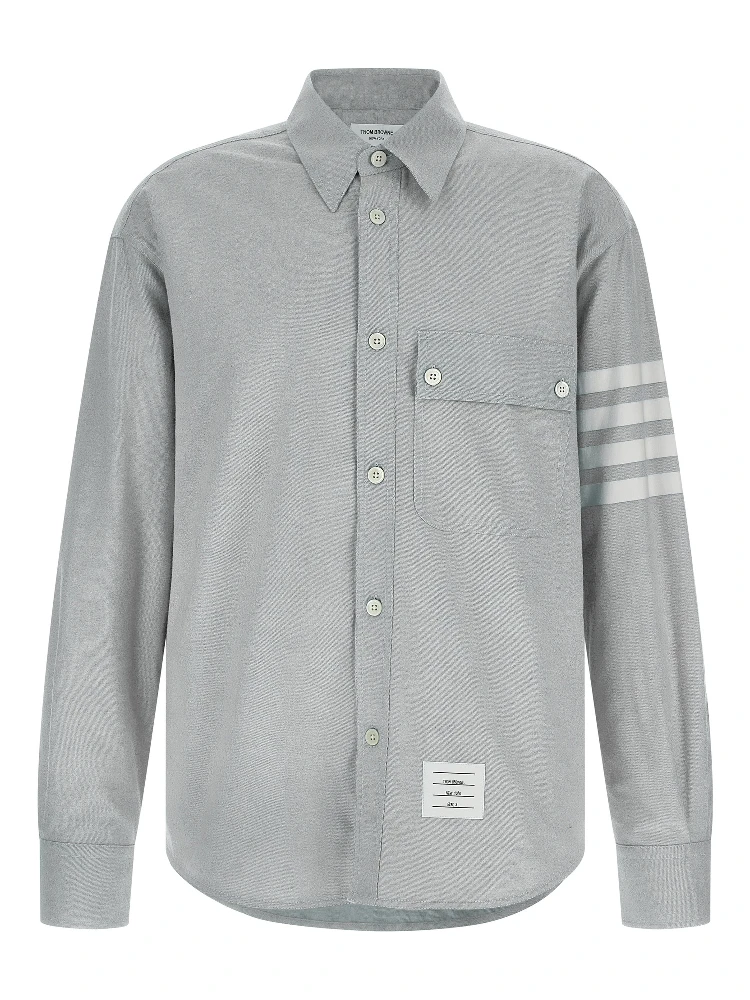 Gray Cotton Blouse