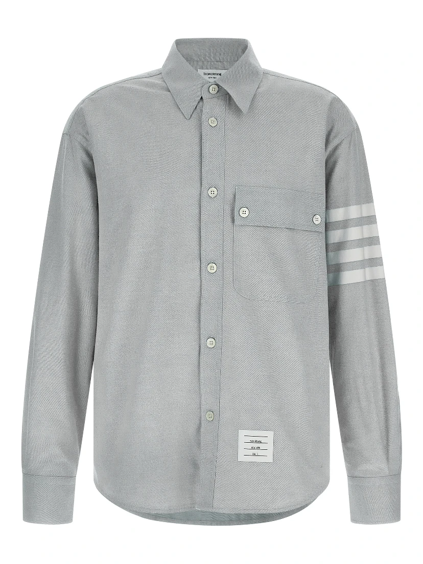 Gray Cotton Blouse