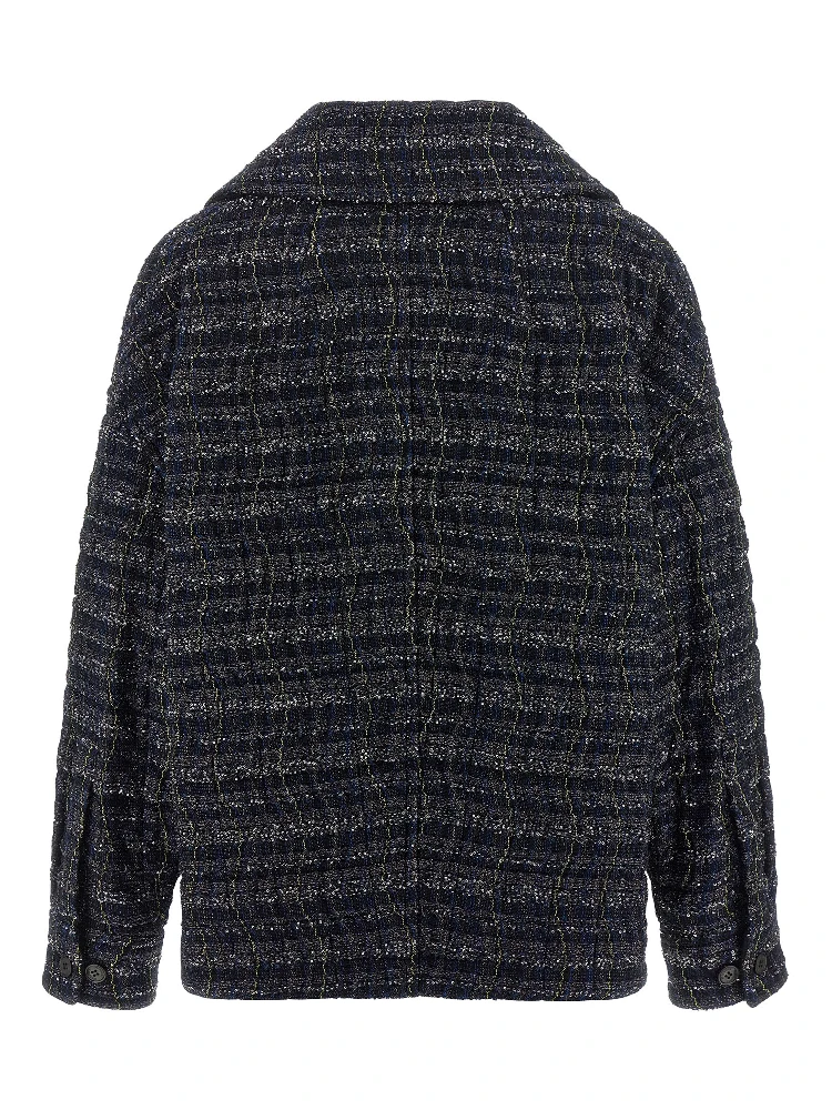 Blue Viscose Coat alternative