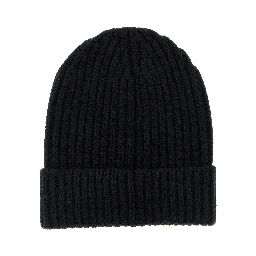 Black Wool Beanie