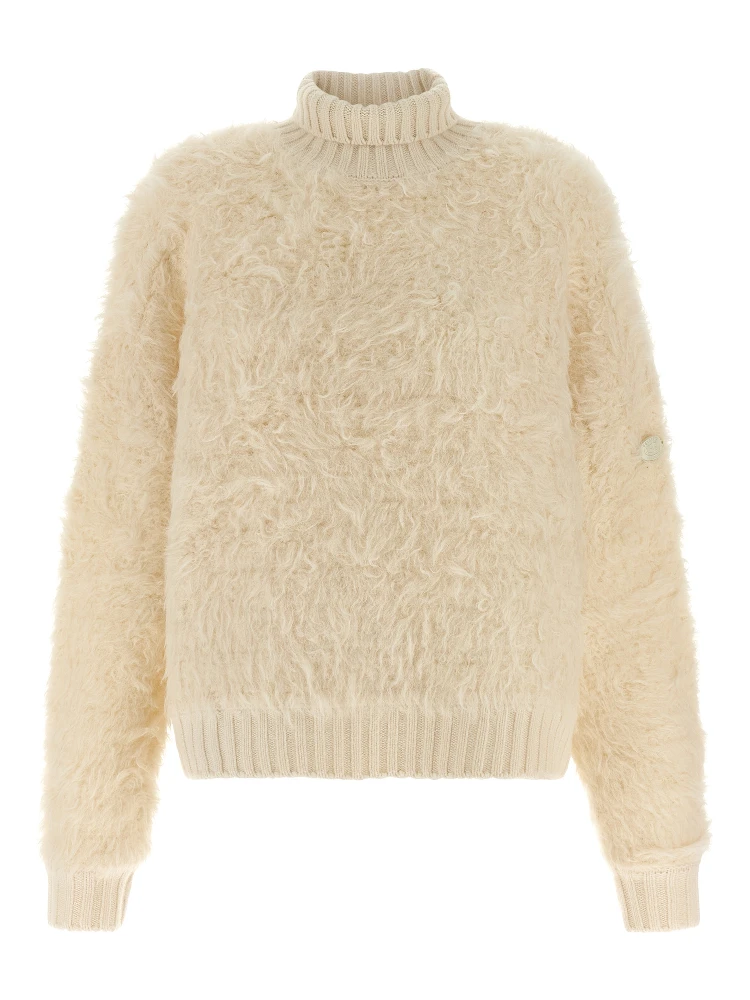 White Wool Cardigan