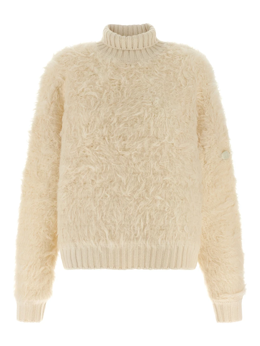White Wool Cardigan
