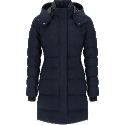 Blue Nylon Parka