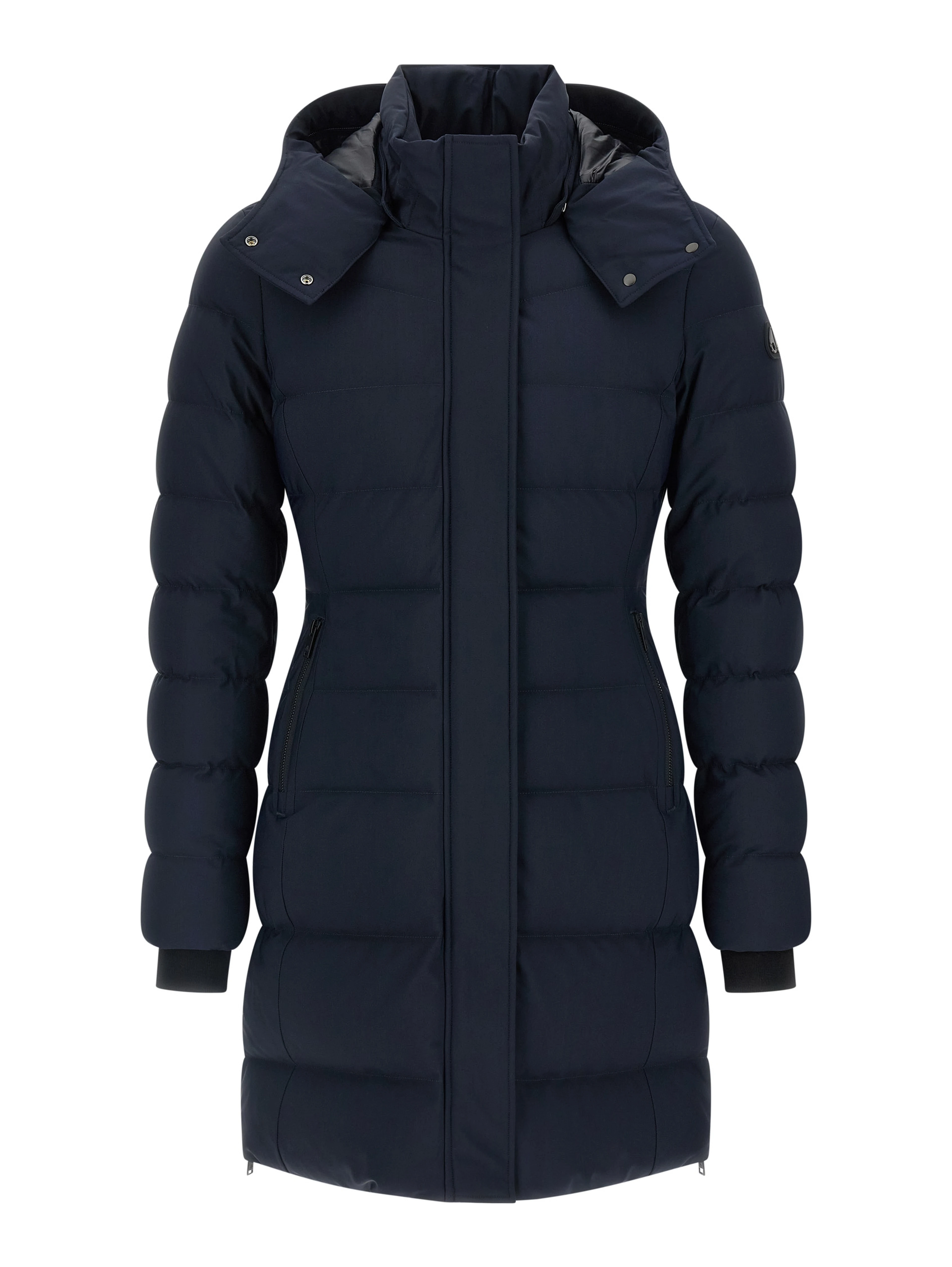 Blue Nylon Parka