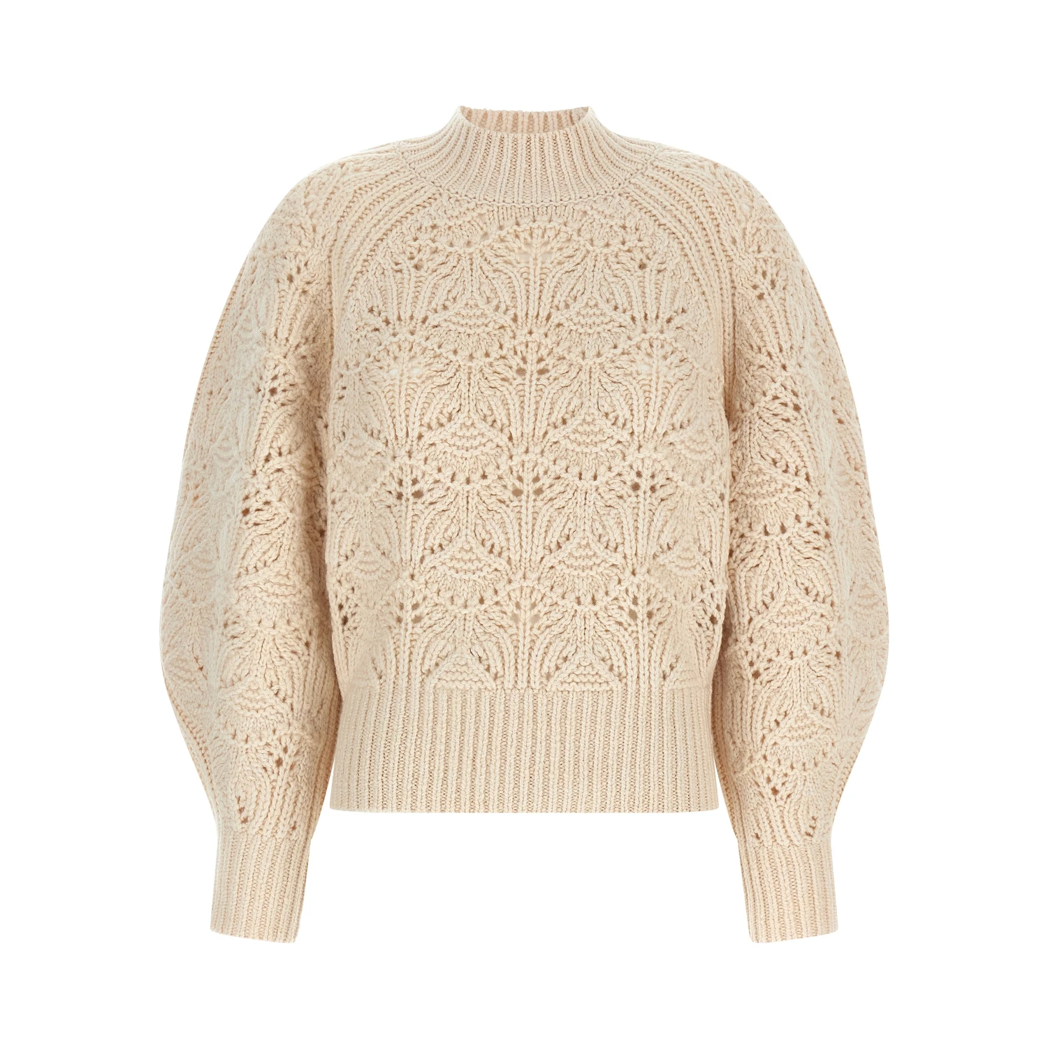 Beige Wool Cardigan