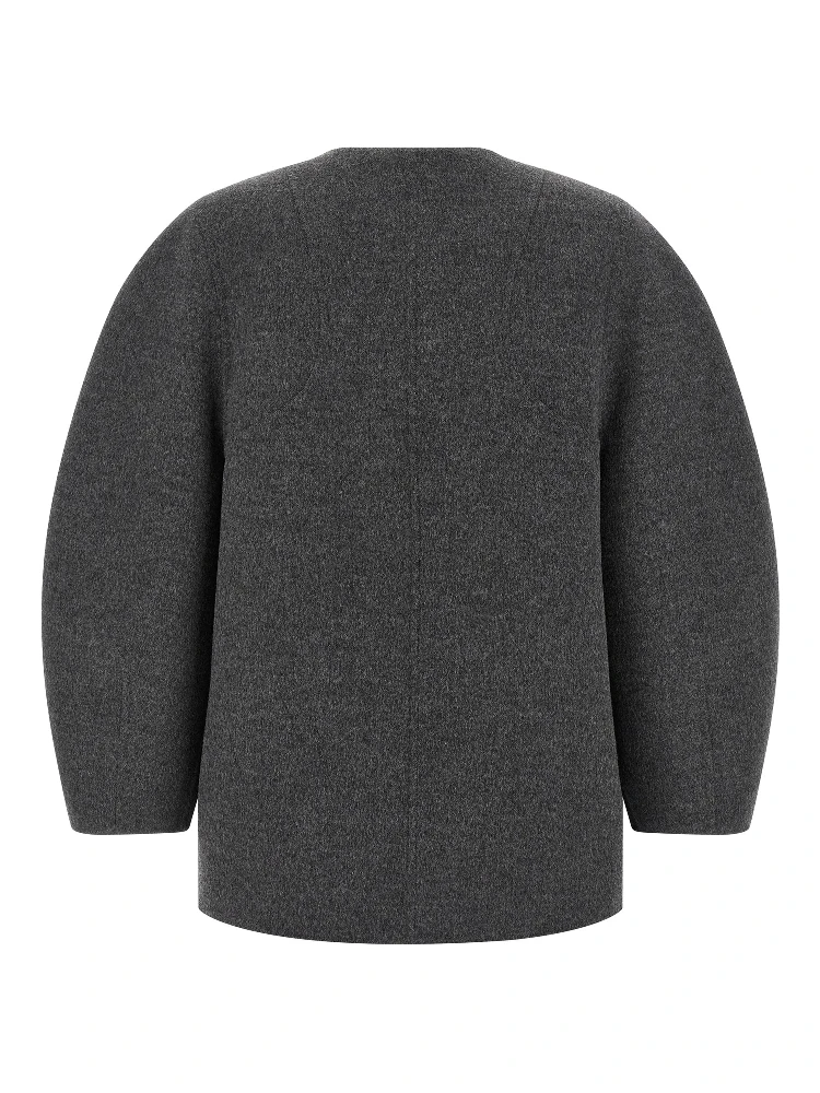 Gray Virgin Wool Coat alternative