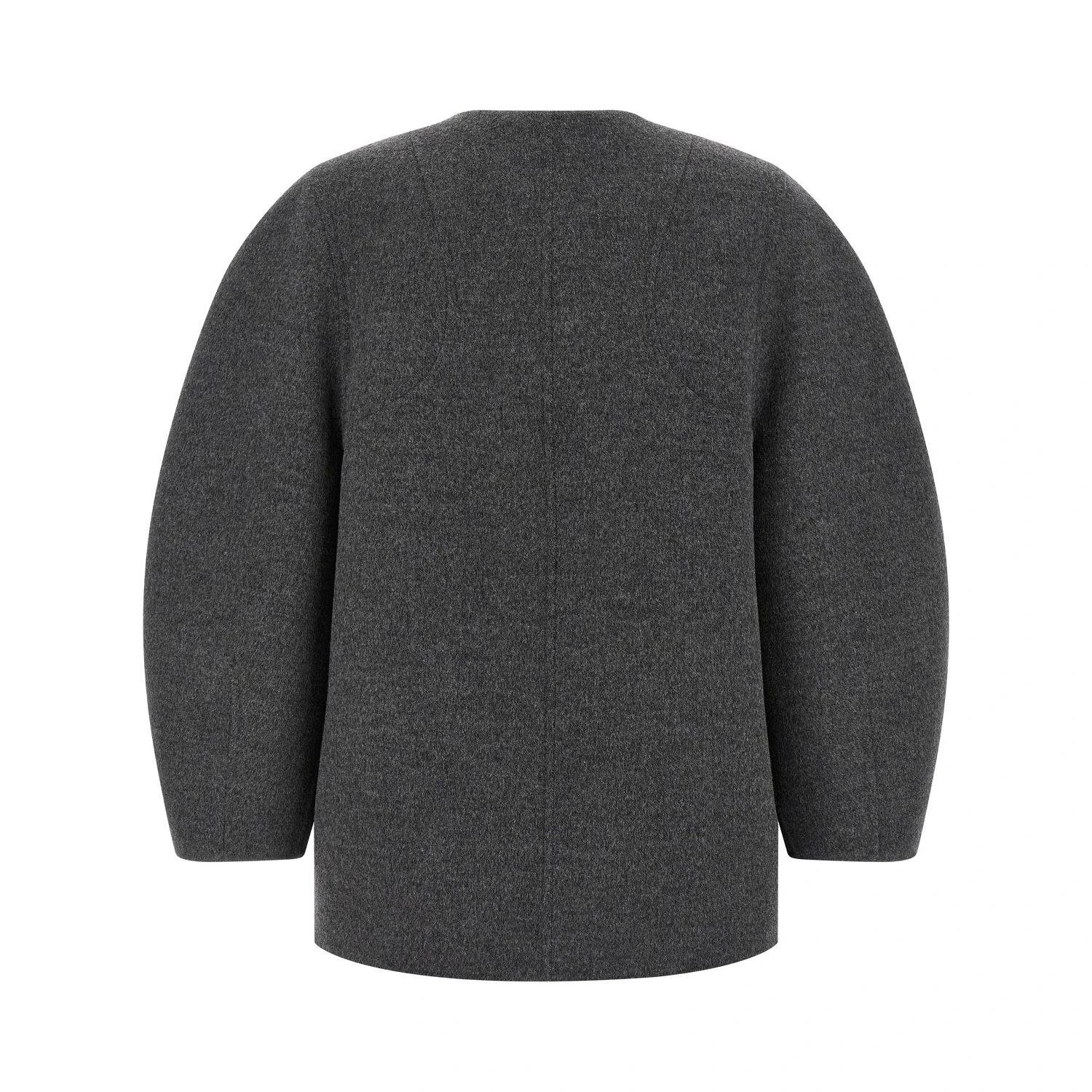 Gray Virgin Wool Coat