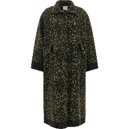 Bicolor Wool Coat