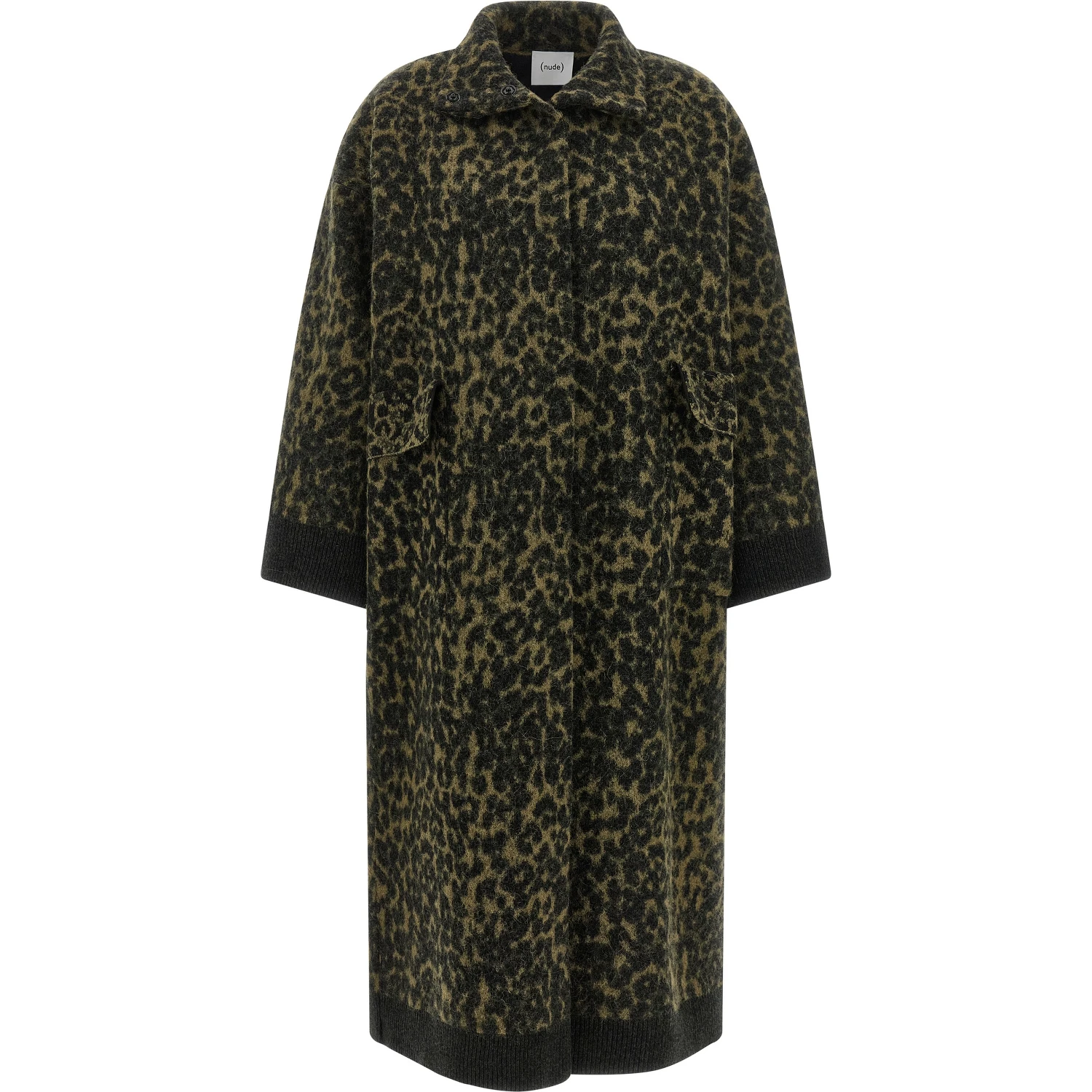 Bicolor Wool Coat