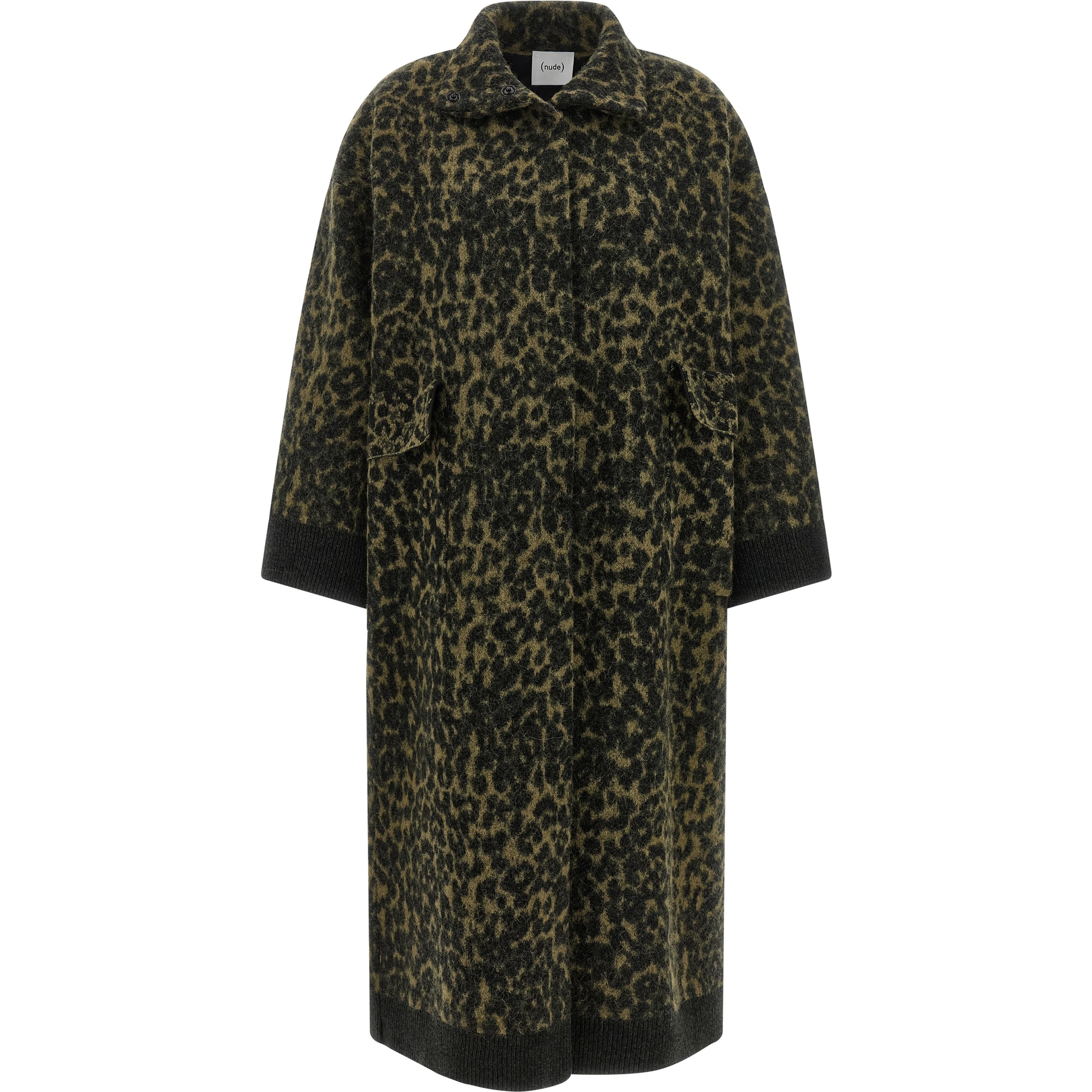 Bicolor Wool Coat
