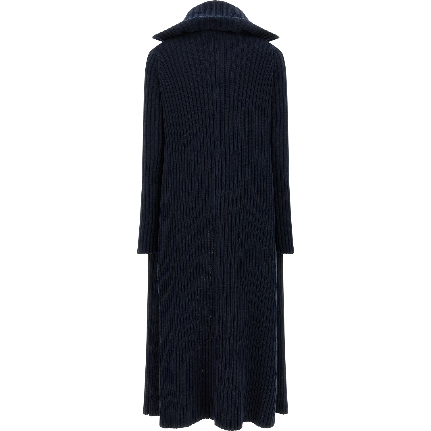 Blue Polyester Cardigan