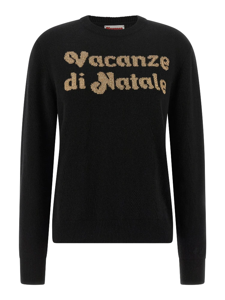 Black Wool Cardigan