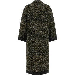 Bicolor Wool Coat