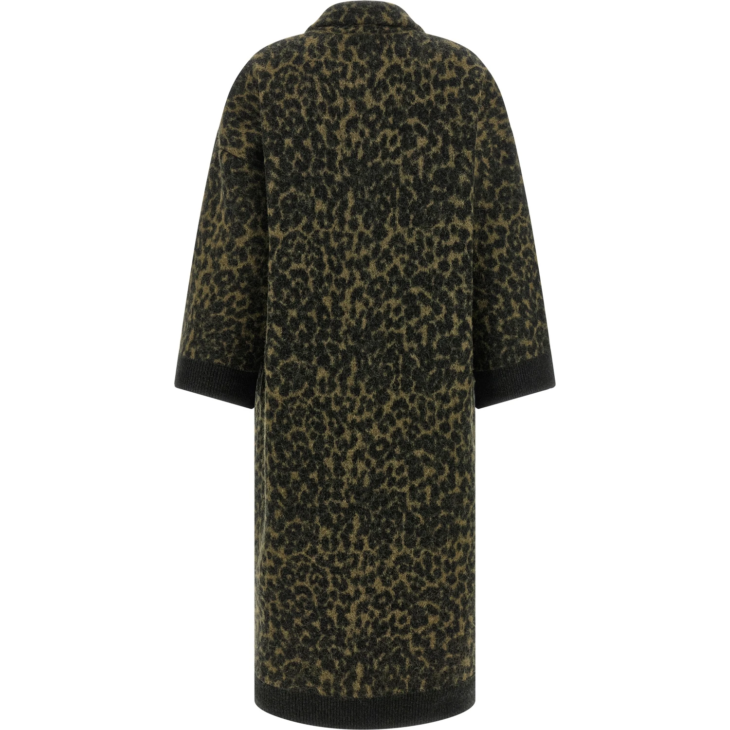 Bicolor Wool Coat