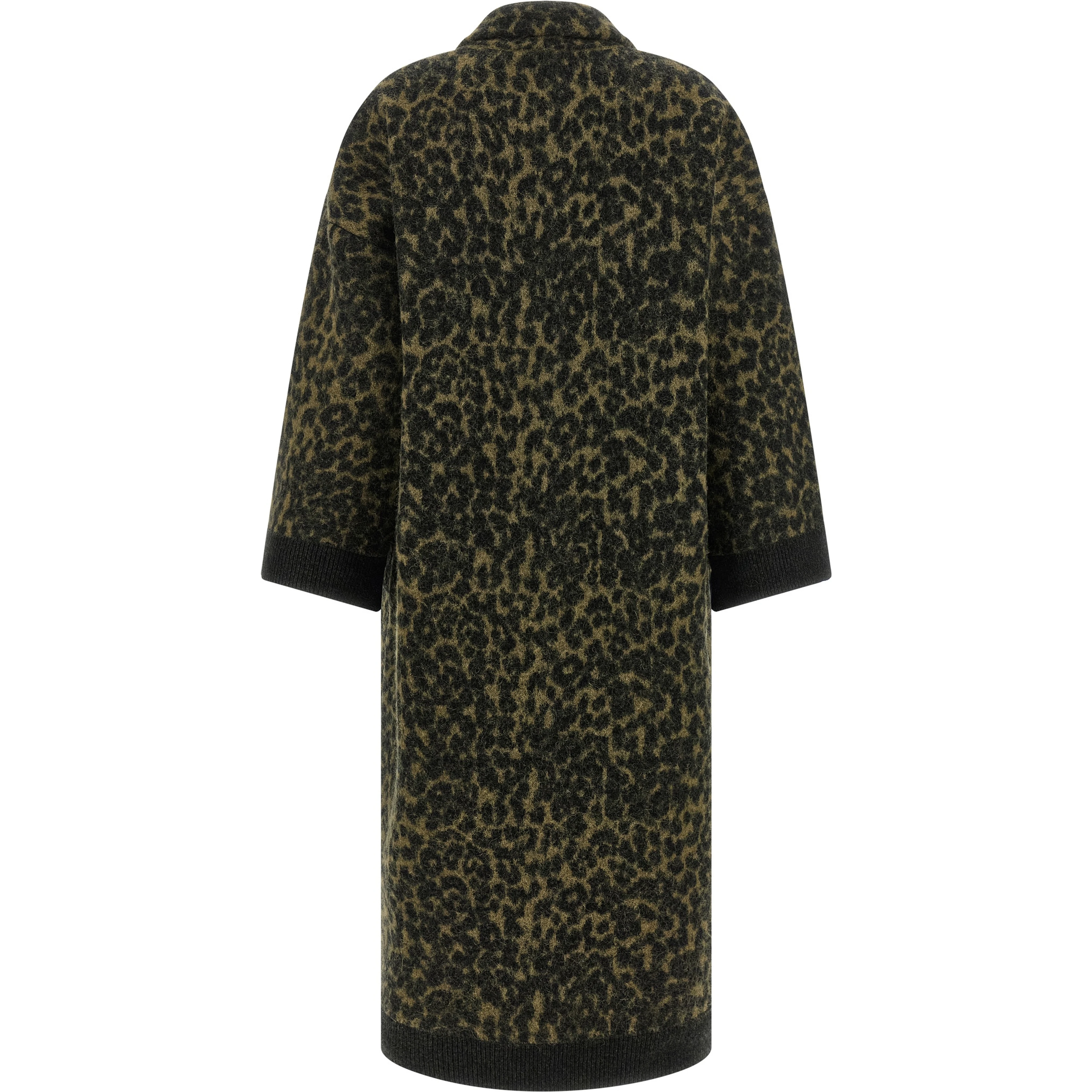 Bicolor Wool Coat