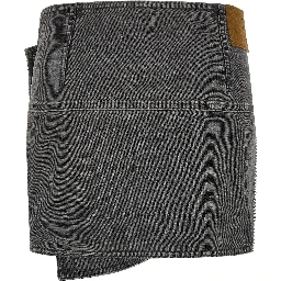 Gray Cotton Long Skirt